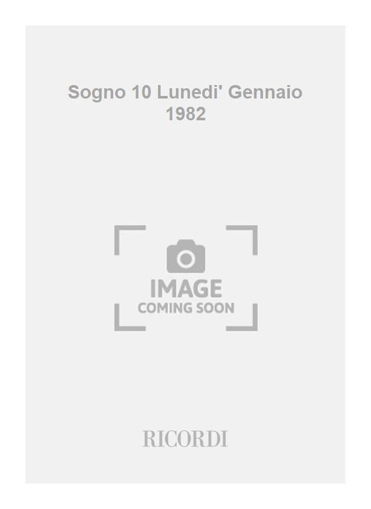 Sogno 10 Lunedi' Gennaio 1982